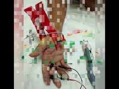 Électrode de mise à la terre à pince