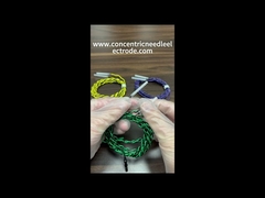 Électrodes d'aiguille sous-cutanée jetables médicales