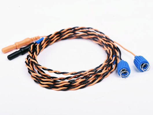 Électrodes jetables d'aiguille de tire-bouchon de torsion pour le prendre signaux d'EEG ou de PE