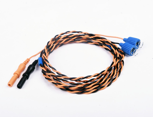 Électrodes jetables d'aiguille de tire-bouchon de torsion pour le prendre signaux d'EEG ou de PE