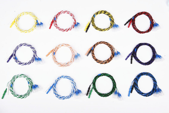 Électrodes jetables d'aiguille de tire-bouchon de torsion pour le prendre signaux d'EEG ou de PE