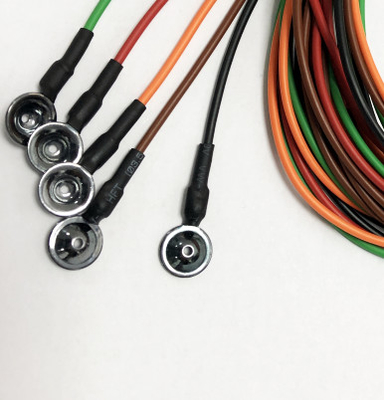 Électrode multicolore de tasse d'EEG avec des tasses du chlorure EEG de 10mm AgCL