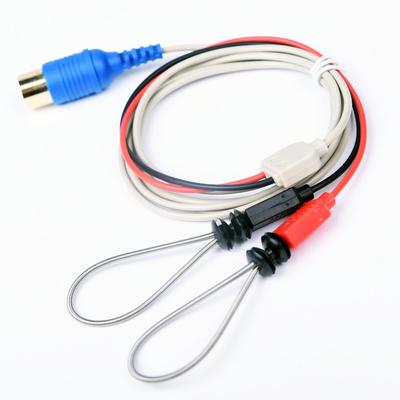 Stimulation et électrodes de enregistrement de boucle avec le câble de connexion de 5 Polonais