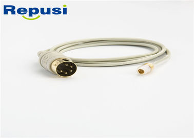 Resusable adaptent le câble d'EMG pour les aiguilles concentriques jetables d'EMG/aiguilles argentées