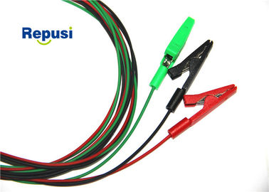 Tab Surface Alligator Clip Leads dans le secteur de neurologie choisit avec le noir de couleurs