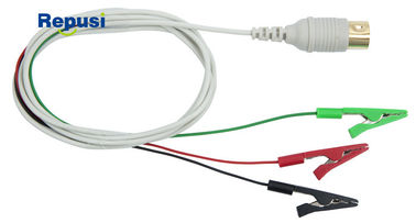 Resusable a protégé le fil de connexion 3-Clip avec la longueur du connecteur 120m de Touchproof