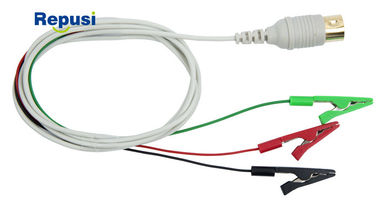 Resusable a protégé le fil de connexion 3-Clip avec la longueur du connecteur 120m de Touchproof