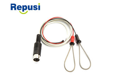EMG réutilisable Ring Electrodes Red And Black avec le grand connecteur standard de rond de 5 bornes DIN