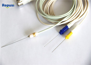 Câble du connecteur EMG de 5 bornes DIN, câble protégé pour l'électrode d'aiguille de Concertric