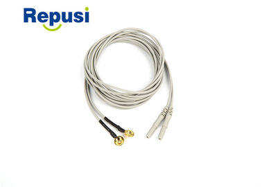 Électrode de cerveau de tasse du disque plaquée par or 10mm d'électrode de tasse DIN 1.5mm EEG