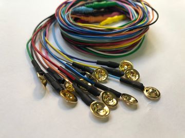 L'électrode jetable REPD-1.5PC de tasse d'EEG a plaqué AgCl avec 10 couleurs