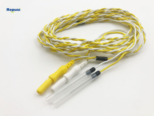 Électrodes stériles jetables colorées d'aiguille du fil EMG Subdermal de torsion