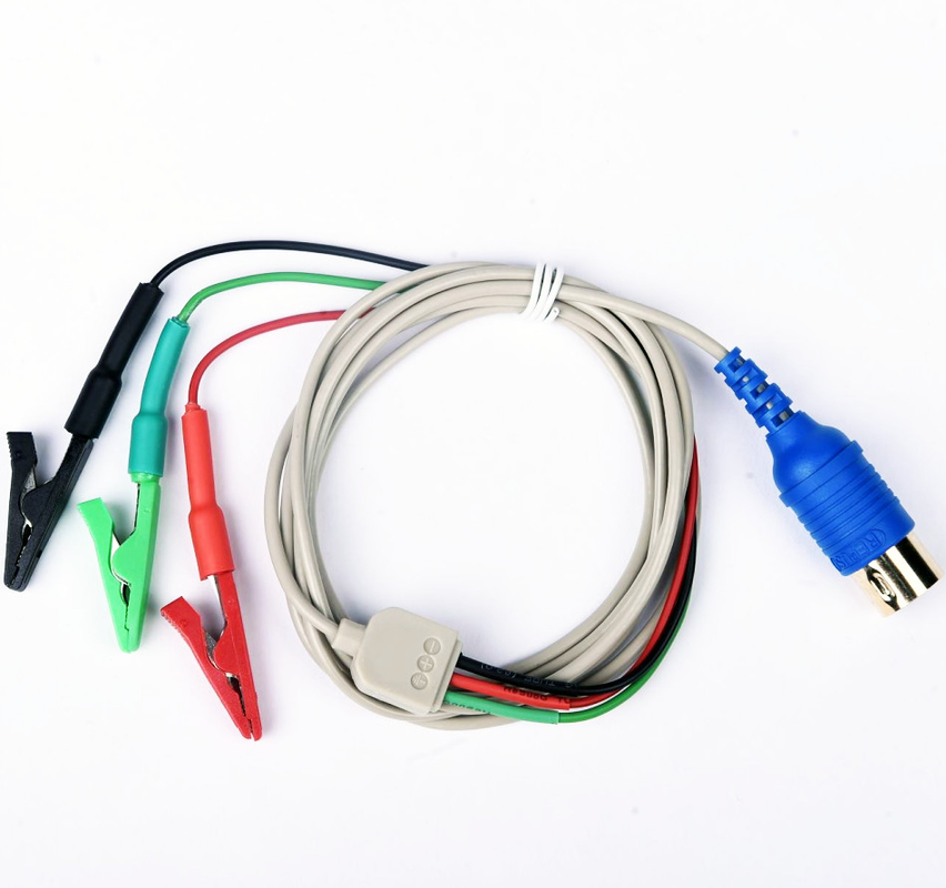 L'EMG a protégé des agrafes avec 3 le câble de connecteur de vacarme de goupille de l'alligator 5