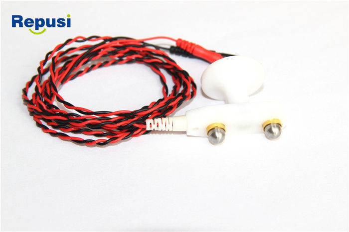 Poignée stimulante d'électrode-Comforbable de nerf tenu dans la main d'EMG avec le stimulateur du fil de connexion deux EMG