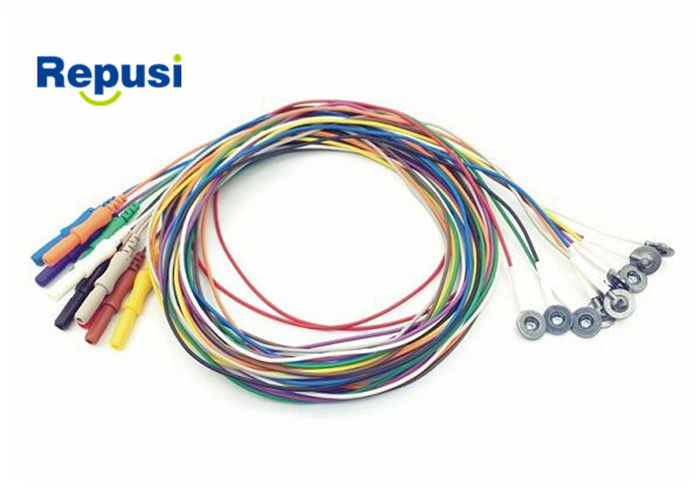 L'électrode jetable REPD-1.5PC de tasse d'EEG a plaqué AgCl avec 10 couleurs