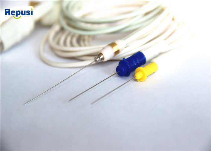 Câble du connecteur EMG de 5 bornes DIN, câble protégé pour l'électrode d'aiguille de Concertric