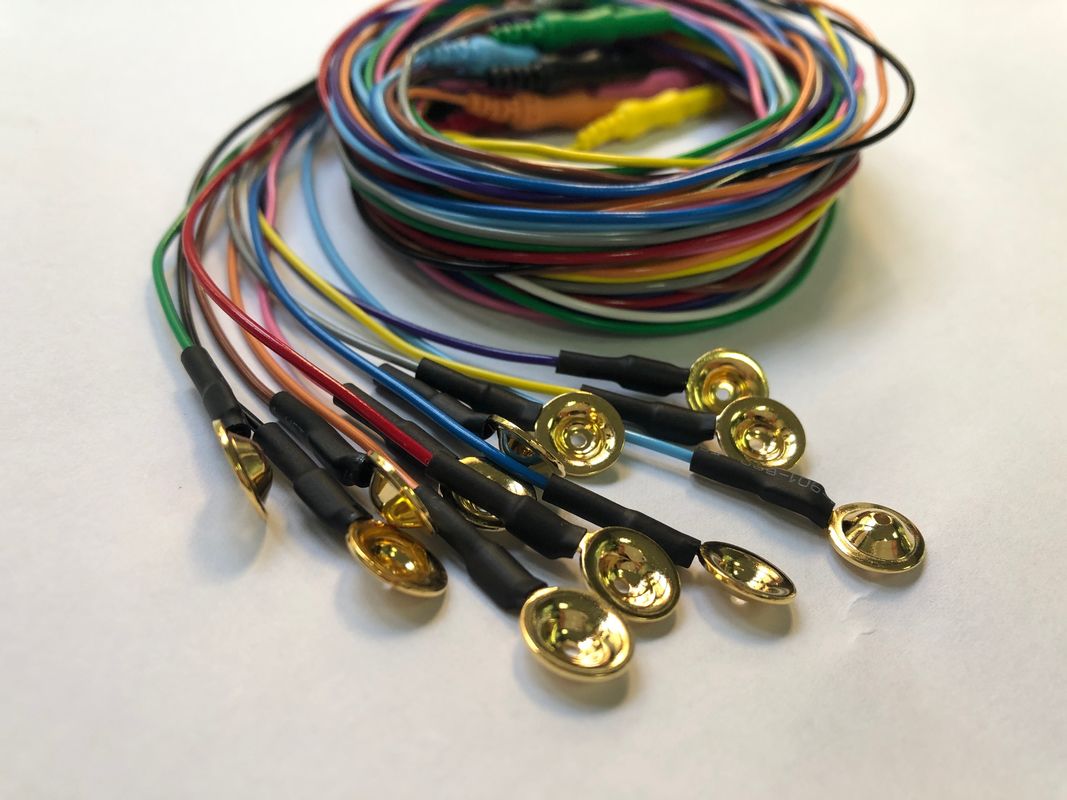 L'électrode jetable REPD-1.5PC de tasse d'EEG a plaqué AgCl avec 10 couleurs